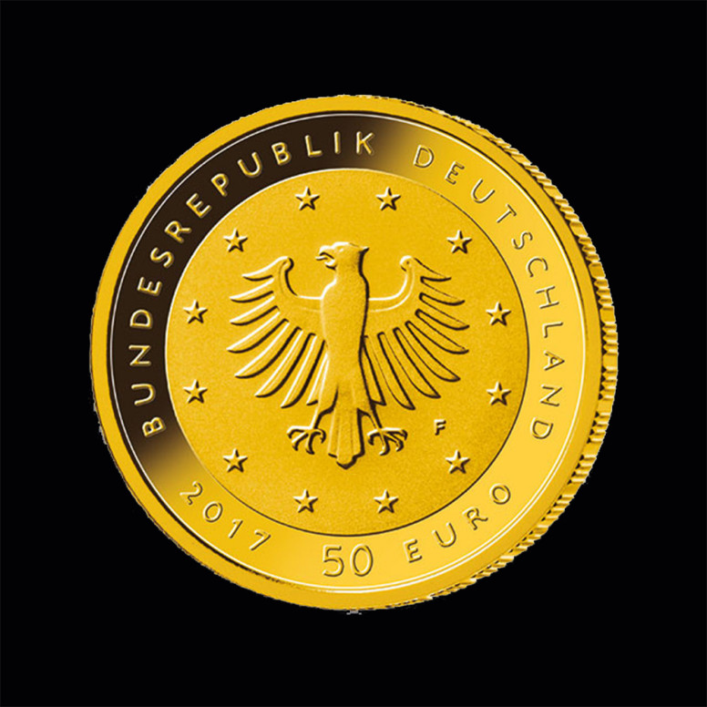 50 EURO Lutherrose 1/4 Oz GM banküblich