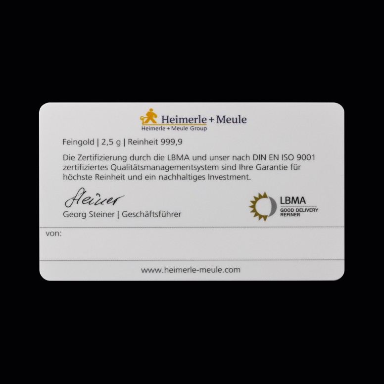 FineCard 2,5 g - Hochzeit