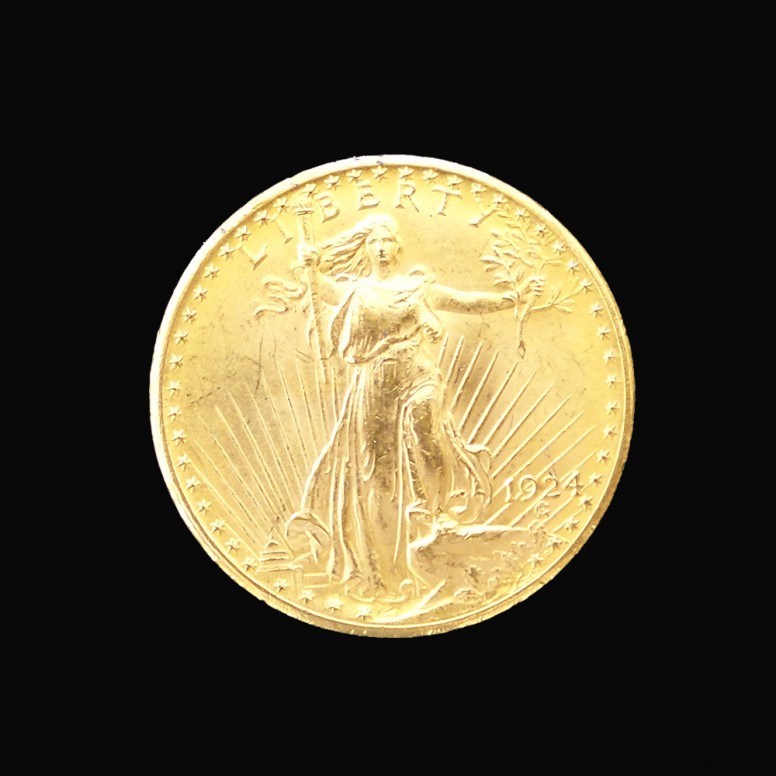 St. Gaudens Double Eagle 20$ GM banküblich
