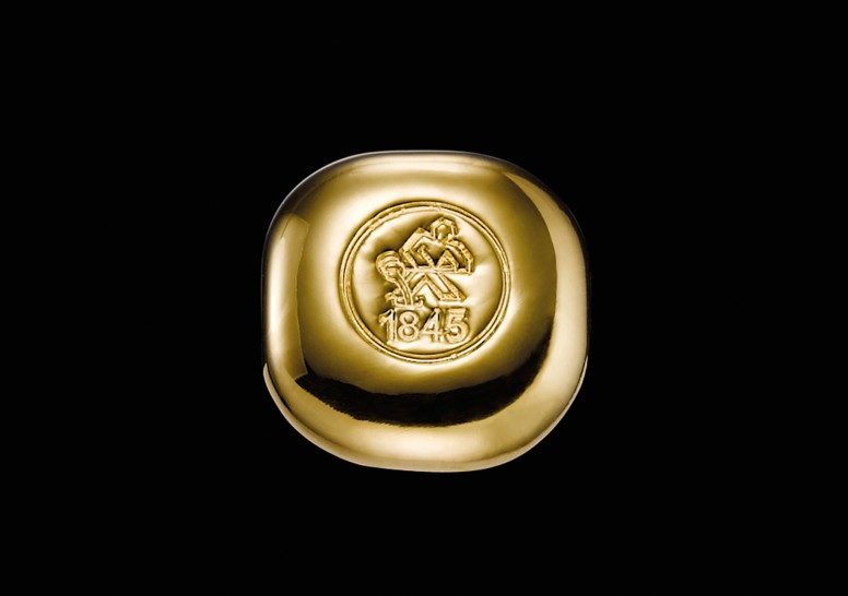 Goldbarren 1 OZ gegossen H+M