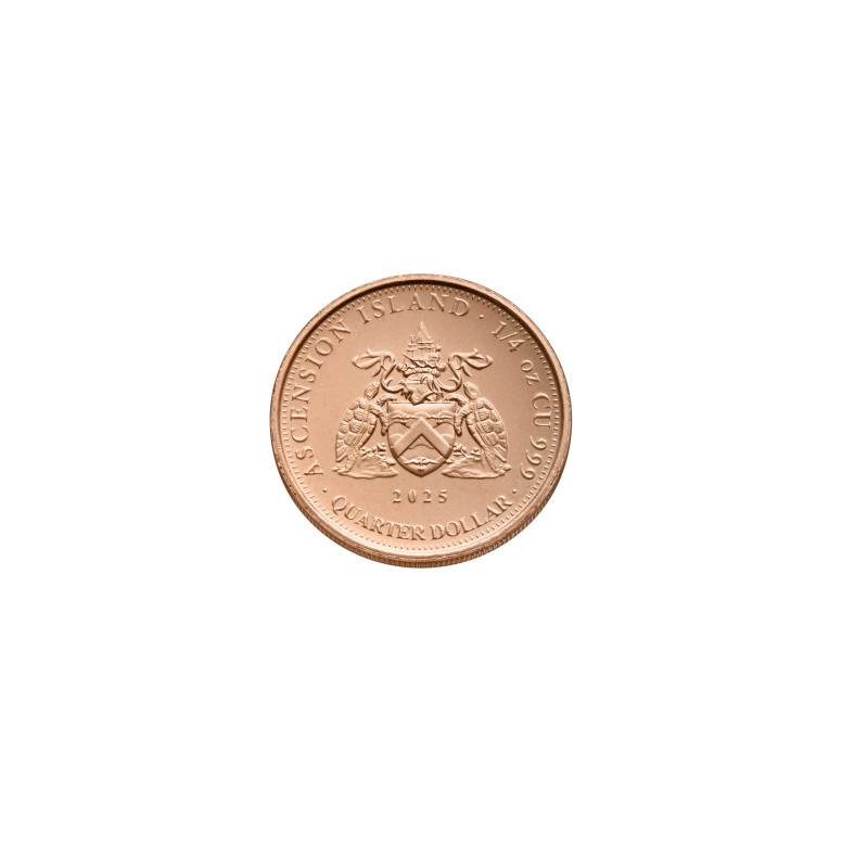 Kupfermünze 1/4 Oz Asc. Isl.