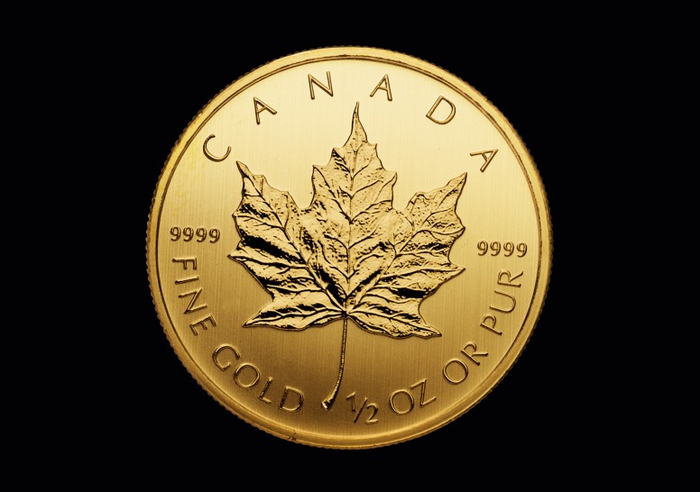 Maple Leaf 1/2 Oz GM banküblich