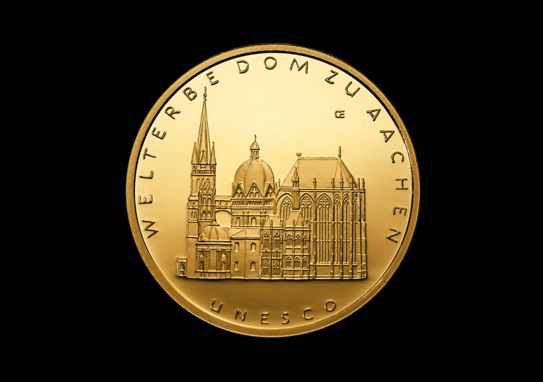 100 EURO Dom Aachen 2012 GM banküblich