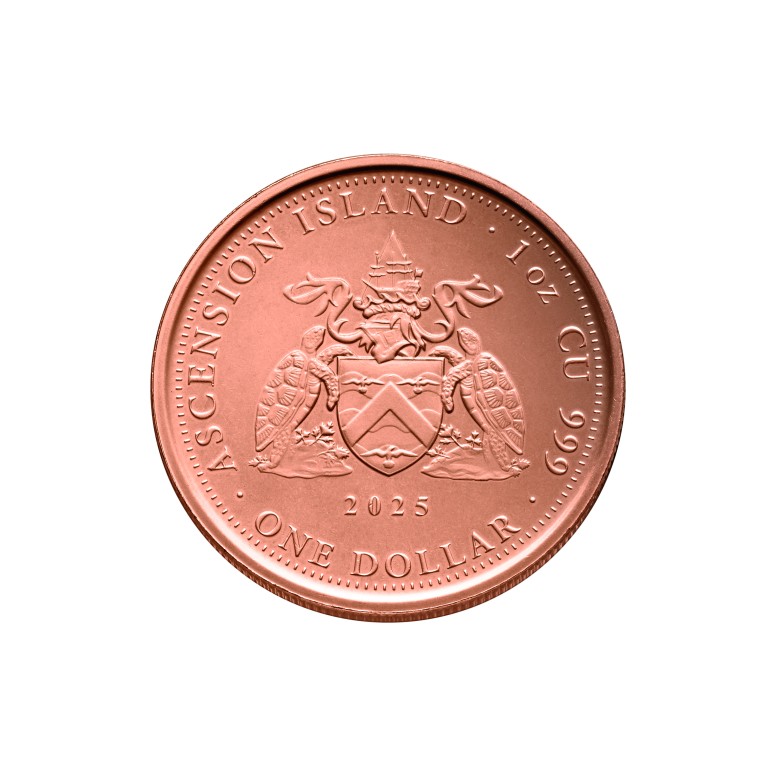 Kupfermünze 1 Oz Asc. Isl.