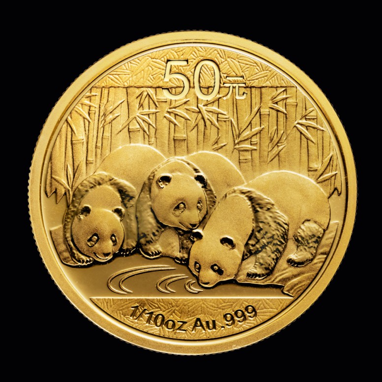 Panda 1/10 Oz GM banküblich