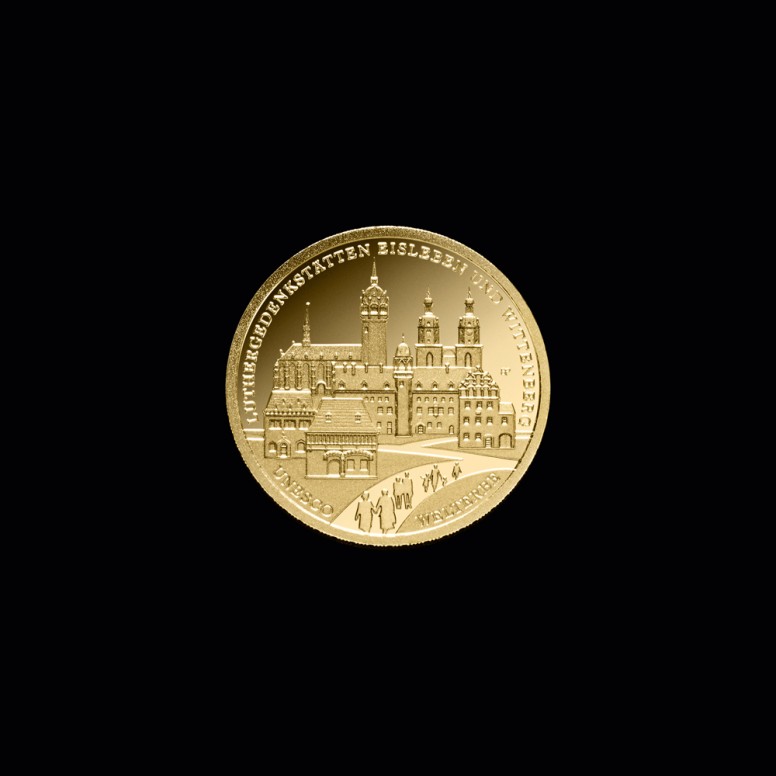 100 EURO 2017 Luthergedenkstätten Wittenberg GM banküblich