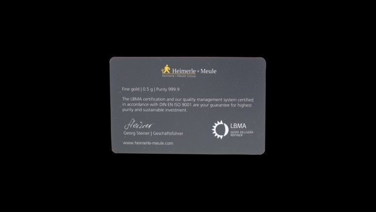 FineCard Discover Gold 1 x 0,5 g.