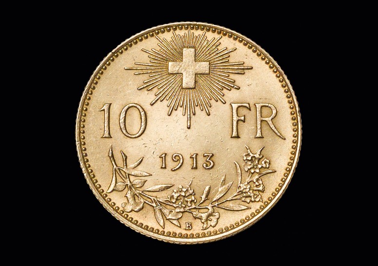 Vreneli 10 sfrs GM banküblich