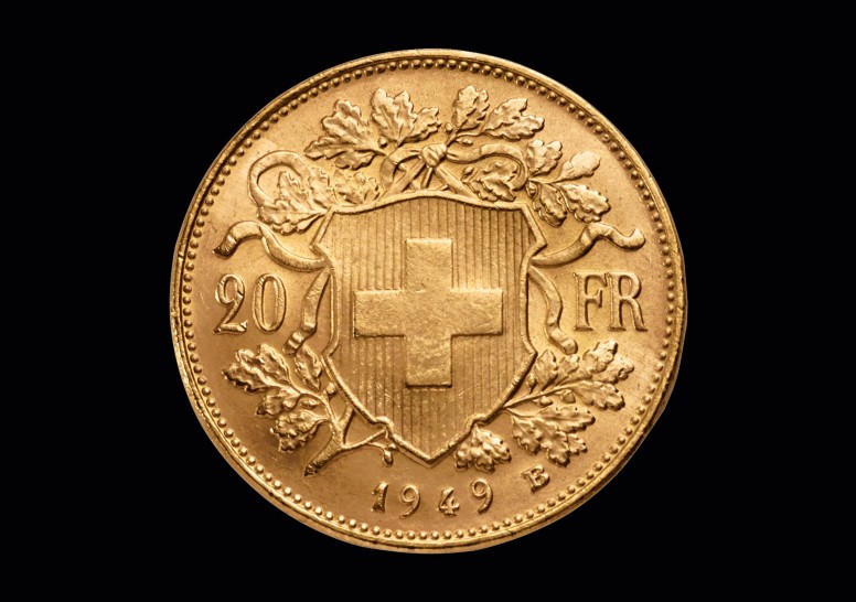 Vreneli 20 sfrs GM banküblich