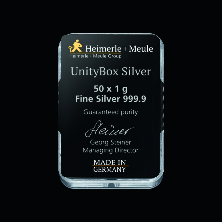 UnityBox Silber 50 x1,0 g. H+M