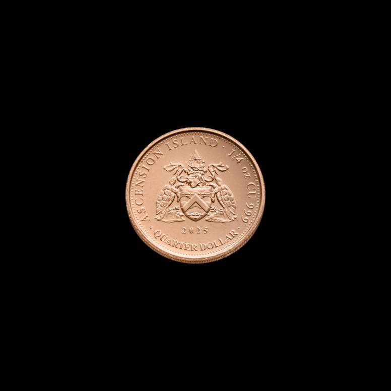 Kupfermünze 1/4 Oz Asc. Isl.