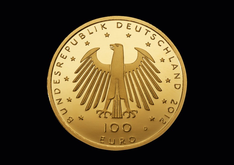 100 EURO Dom Aachen 2012 GM banküblich