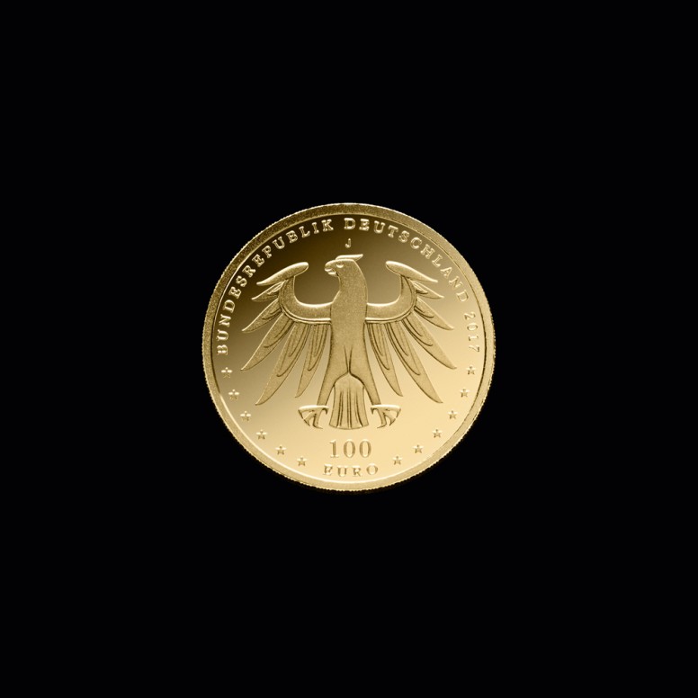 100 EURO 2017 Luthergedenkstätten Wittenberg GM banküblich