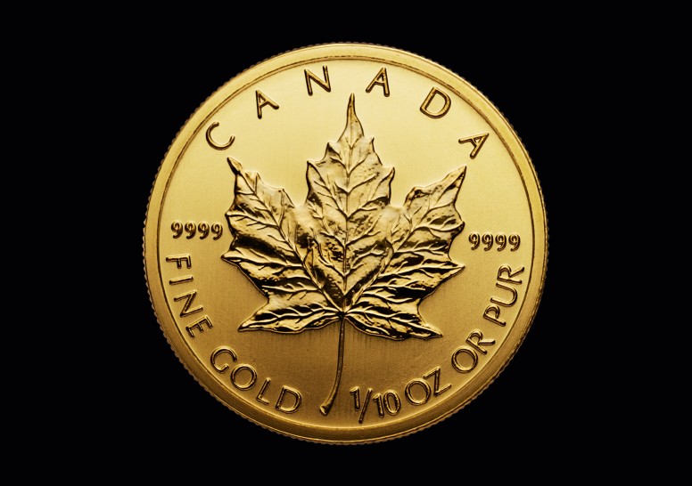 Maple Leaf 1/10 Oz GM banküblich