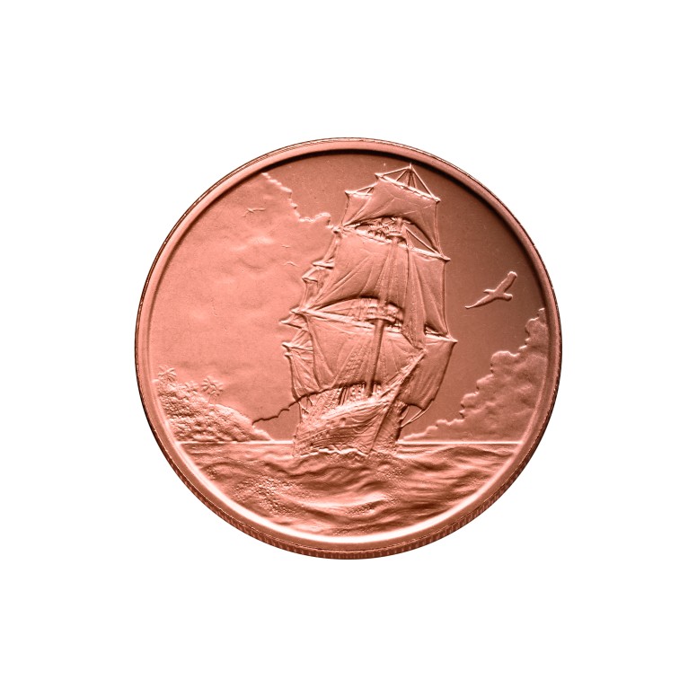Kupfermünze 1 Oz Asc. Isl.