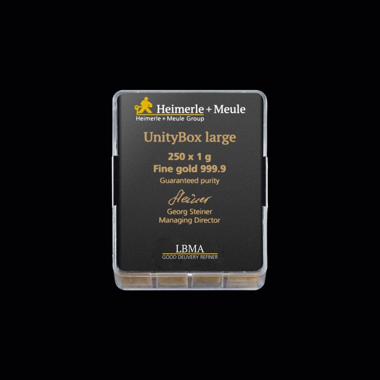 UnityBox large 250 x 1g Au